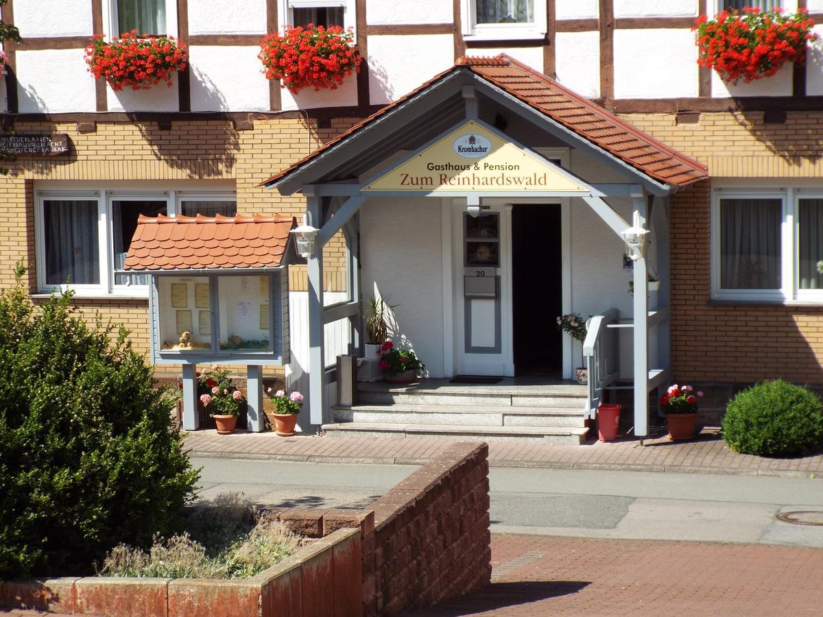 Hotel Garni Zum Reinhardswald Gewissenruh Экстерьер фото